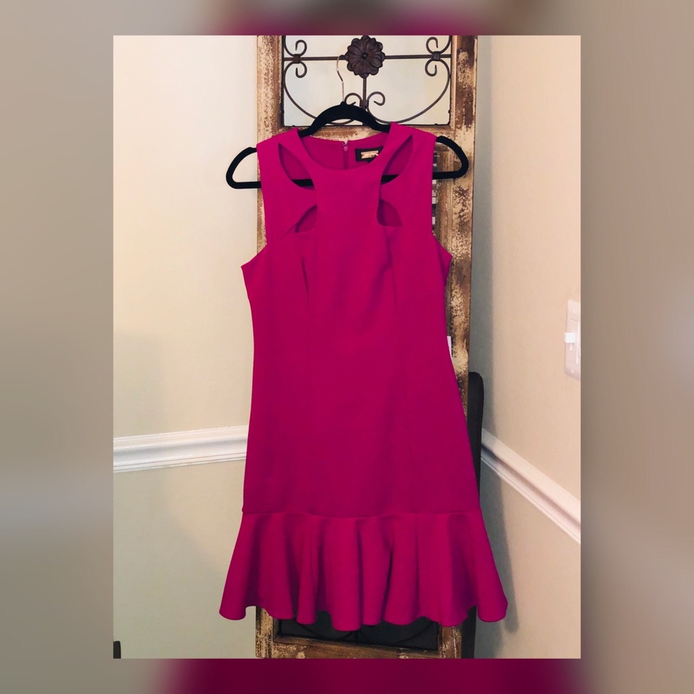 Elegant Fuchsia Dress